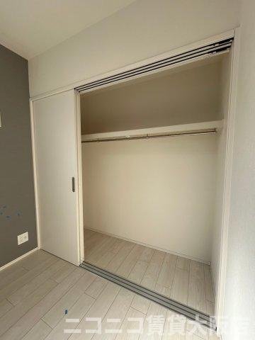 堺市北区奥本町１丁のアパートの収納|同タイプイメージ写真のため現況を優先いたします。