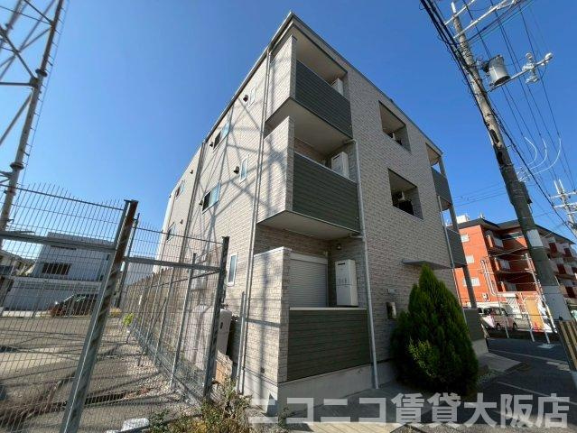 堺市北区奥本町１丁のアパートの外観