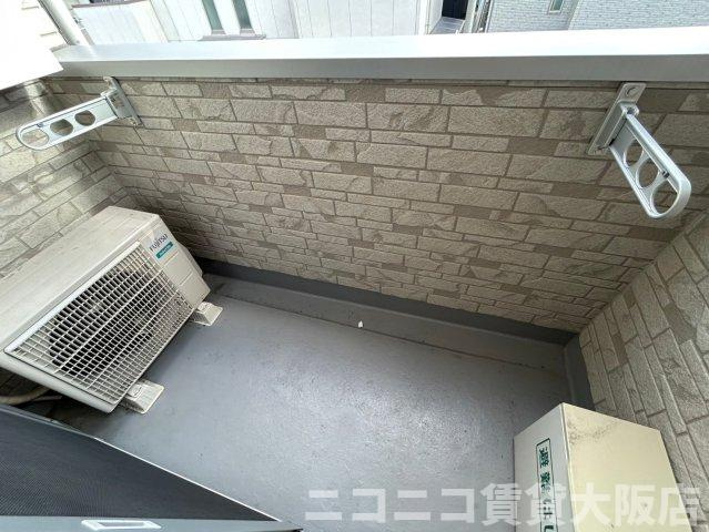 堺市北区奥本町１丁のアパートのバルコニー|同タイプイメージ写真のため現況を優先いたします。