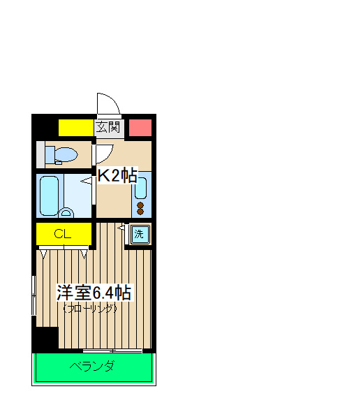 横浜翠葉BuiLding Ⅰの間取り|横浜翠葉BuiLding Ⅰ　間取り