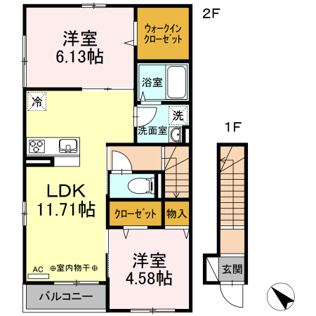 ヴェルジェの間取り