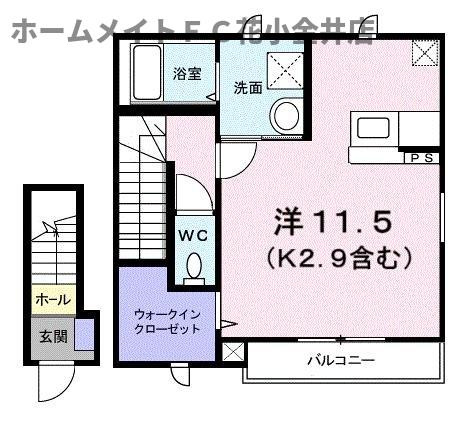 【間取り】 | ブルック　フォン