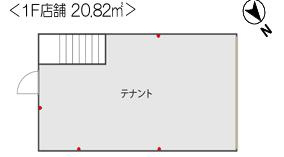 【間取り】 | 東山２丁目店舗