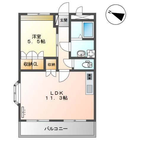 リオグランデかわのの間取り
