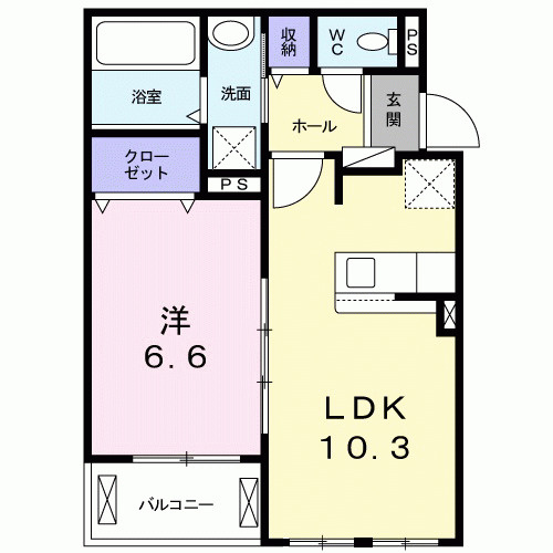 【間取り】 | カーサデルソーレⅡ
