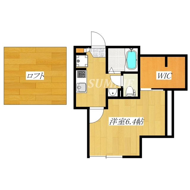 エクセラン志茂の間取り|南東向きのお部屋です☆