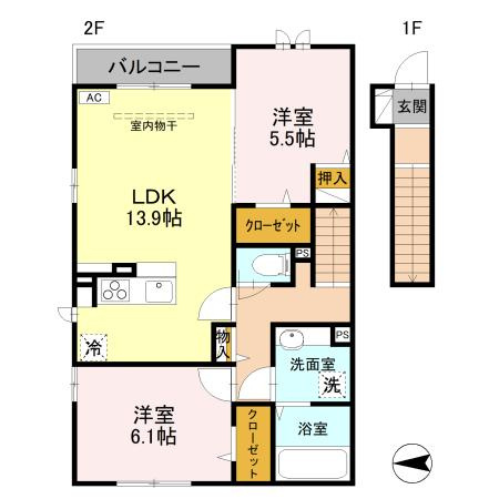 【間取り】 | コンフォート一番町