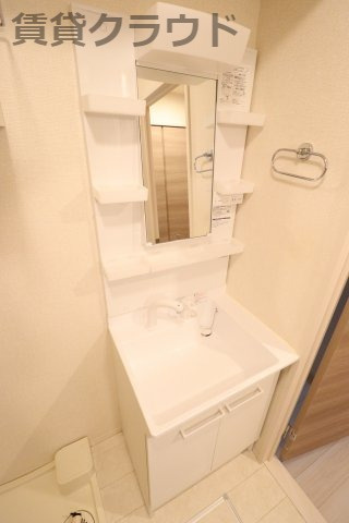 ベルフォーレ千葉寺の洗面所|コンパクトで使いやすい洗面所