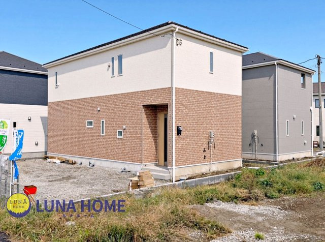 土浦市神立町第9　新築戸建　1号棟の外観|当日のご予約も大歓迎です！「今から見たい」も柔軟にご対応いたします♪