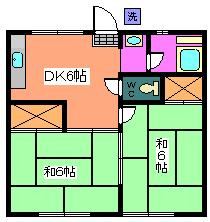 安藤ハイツの間取り