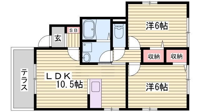 インペリアル別所の間取り