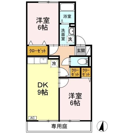 ランタナ ５の間取り