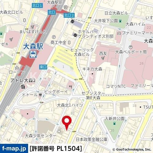 【地図】 | デュオ・スカーラ大森