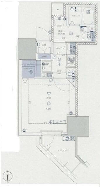 ライジングプレイス亀戸の間取り