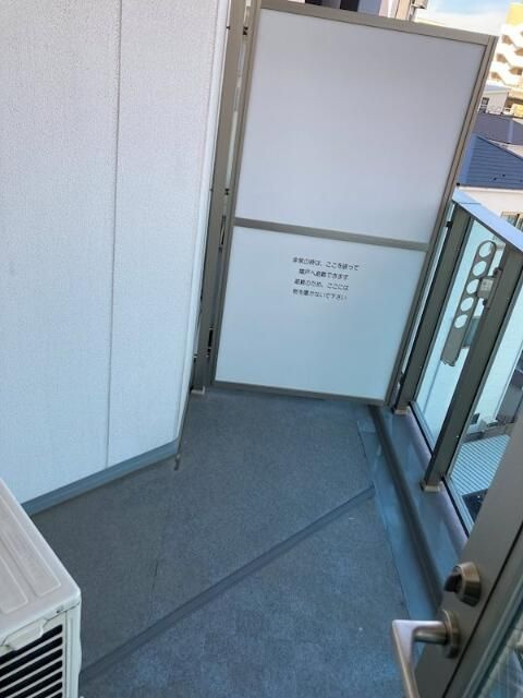 ライジングプレイス亀戸のバルコニー