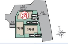◎茅ヶ崎市柳島1丁目　新築戸建　2号棟◎の区画図