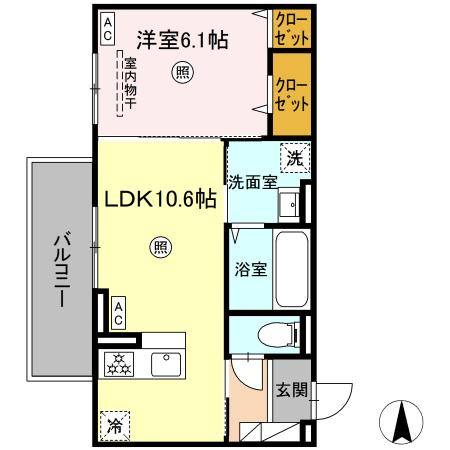 アンビシャス西熊本の間取り