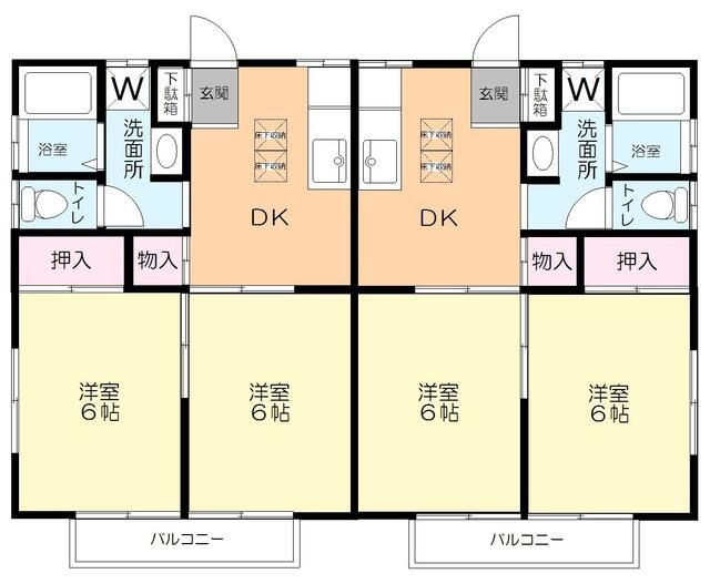 サンハイツ南ヶ丘の間取り