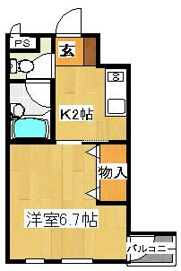 ベレール・サツキの間取り