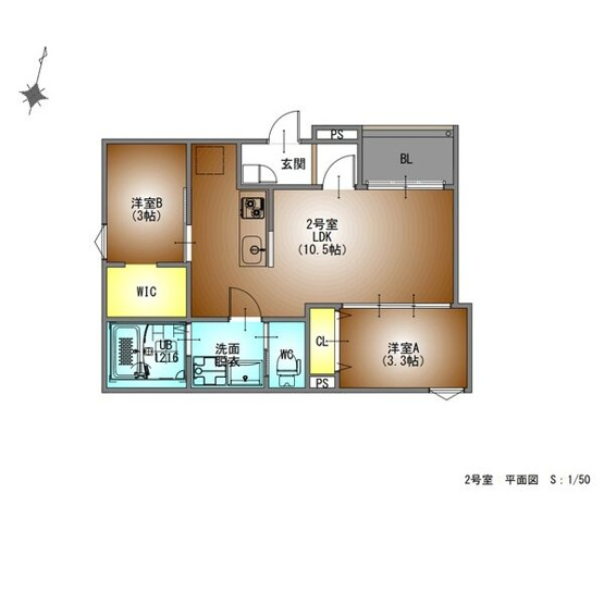 【間取り】 | REGALEST道徳駅