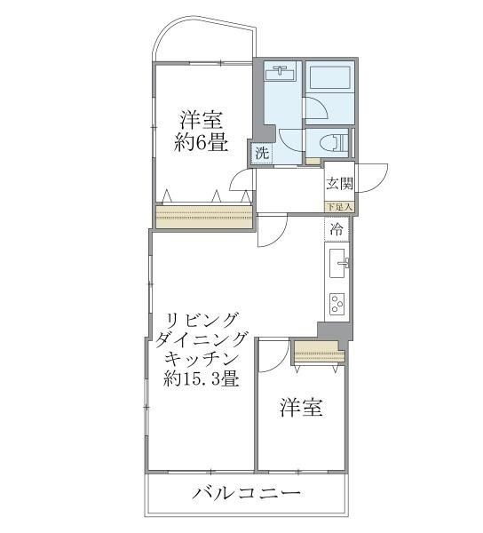 ブライトテラスＴ．Ｙ．Ｔの間取り|間取りです。