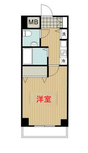【間取り】 | ロリエタワー川崎 | 洋室です　ネット使用料無料