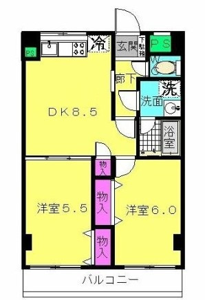 ＡＤＬビルの間取り|間取りです。