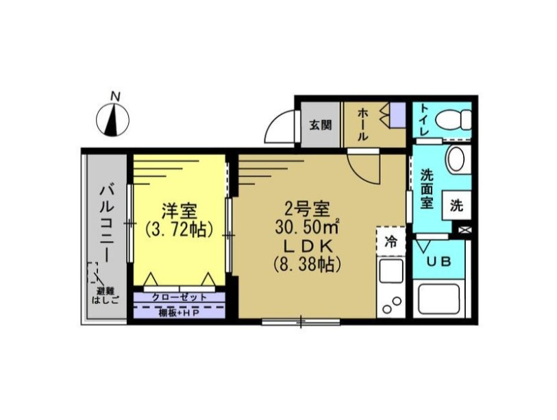 ウッドストックの間取り