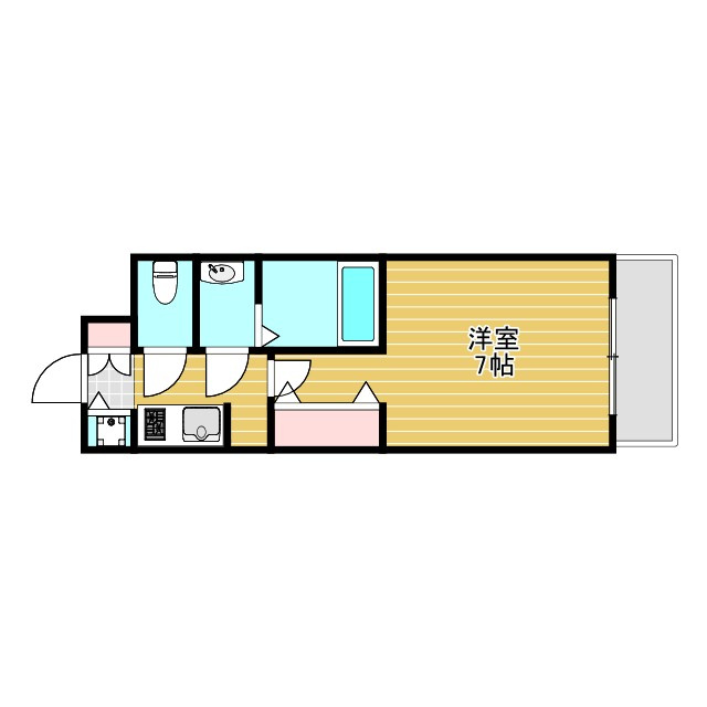 S-RESIDENCE上新庄beatの間取り
