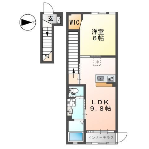 プルニール（Ｐｒｕｎｉｅｒ）の間取り