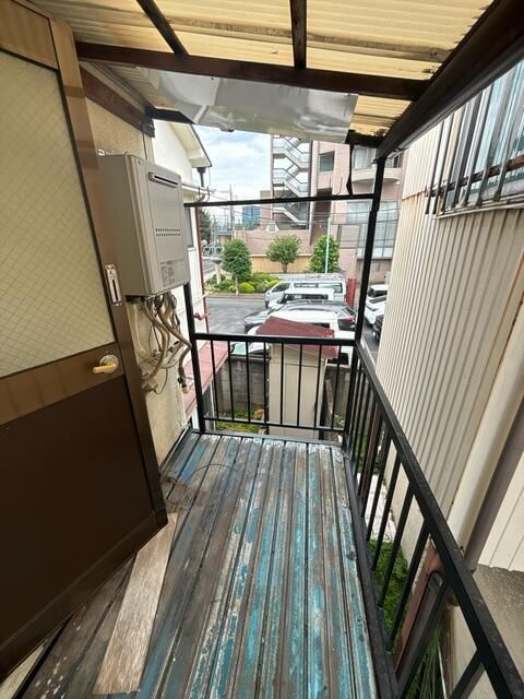 泉荘のバルコニー