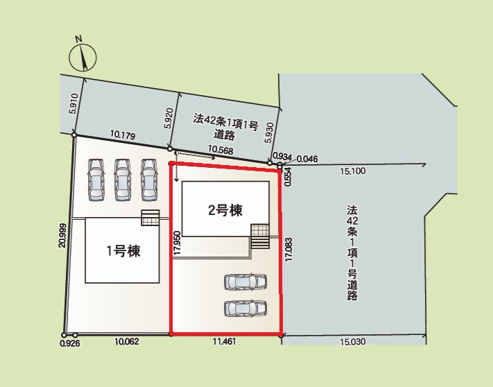 Cradlegarden　 高萩市東本町　第4　2の前面道路含む現地写真|並列駐車可能。気になる他の物件と合わせてご案内、現地待ち合わせも可能です。資金計画のご相談もお任せください。お気軽にお問い合わせください！
