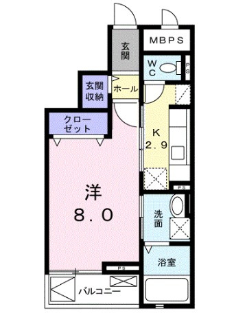 ブラン　エトワールの間取り