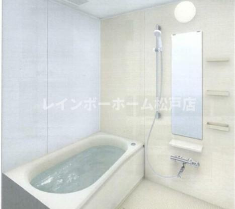 メイクスＥ棟【仲介手数料：50％OFF】対象物件！の浴室|ゆったり過ごせるお風呂です