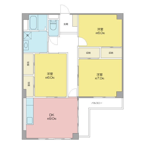 ハイツ船町の間取り