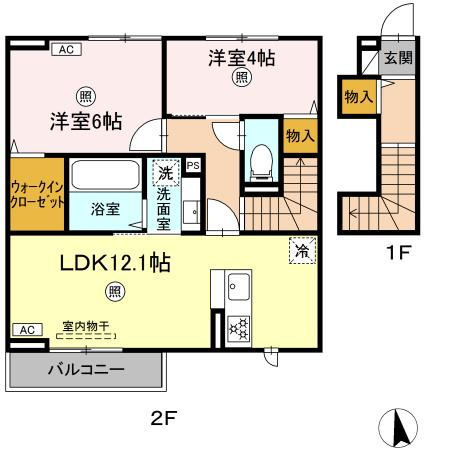 アベリアの間取り