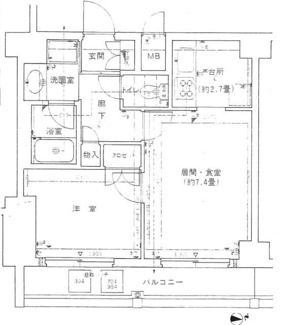 【間取り】 | 藤和シティコープ練馬 | 間取りです。