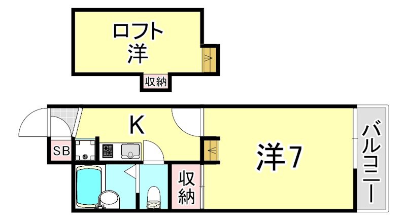 アバントコート尼崎の間取り