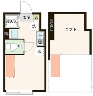 【間取り】 | グロワール明大前 | 間取りです。