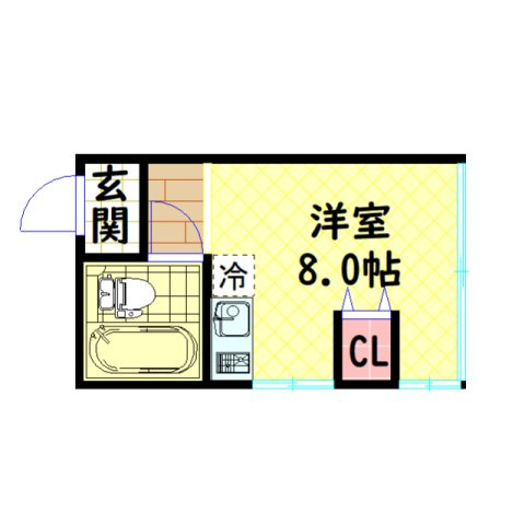 【間取り】 | グローリー島之内