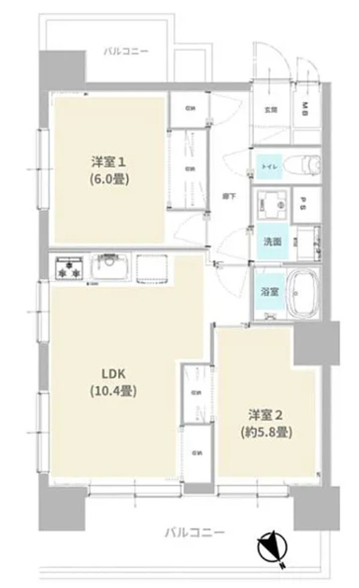 【間取り】の画像