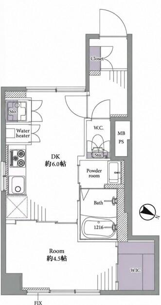マンション西新宿(マンションニシシンジュク)の間取り