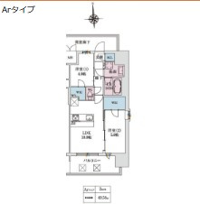 スプランディッド大阪EASTの間取り