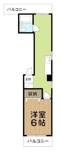 小宮ビルの間取り|間取りです。