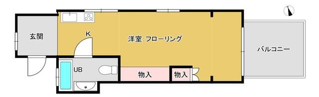 中野第一コ－ポの間取り