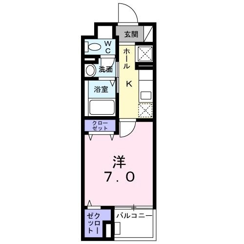 ステラ　レジーナの間取り|間取りです。