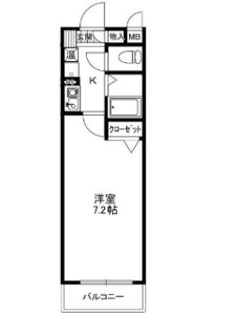 ワコーレ六甲アーベインの間取り