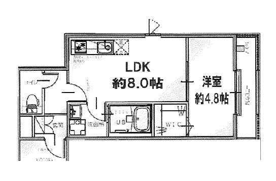 リーヴェル新小岩プレミオの間取り|間取りです。