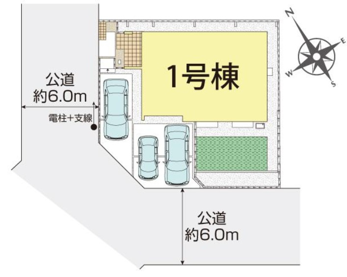 千葉市若葉区都賀の台４丁目の区画図
