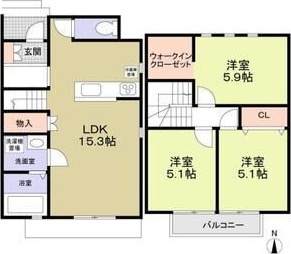 【間取り】 | Forest　Maison相生山　VII